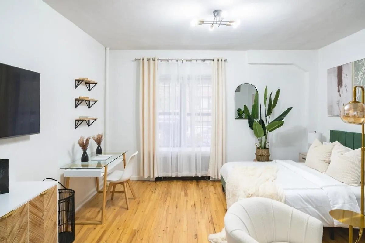 74-1A New Studio In Prime Uws - Gym In Building Nova Iorque
